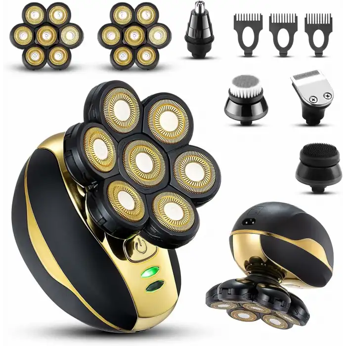 VOTMONI Kel Erkekler 7D Elektrikli Kafa Tıraş Makinesi