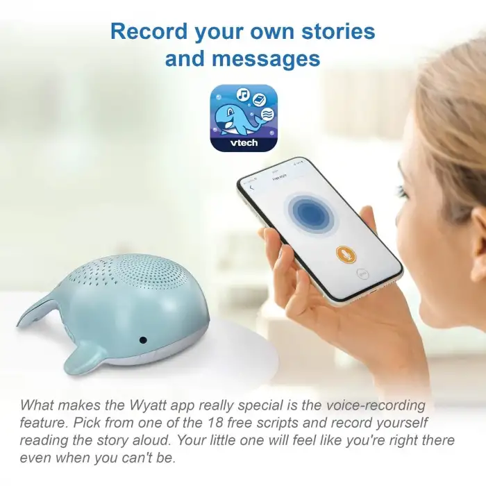 VTech BC8312 Wyatt Balina Hikayesi Anlatımı Bebek Uyku Emziği