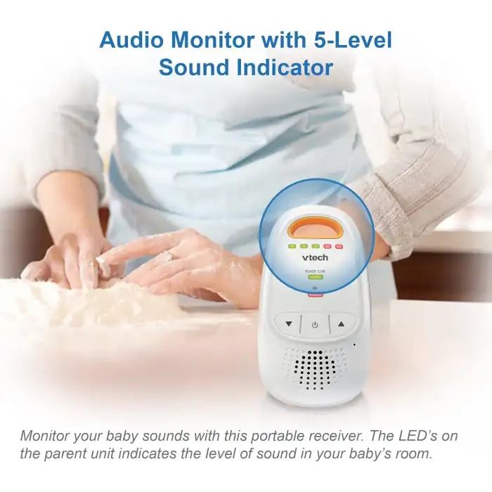 VTech DM1411 Sesli Bebek Telsizi ve Taşınabilir Emzik Çift Üniteli