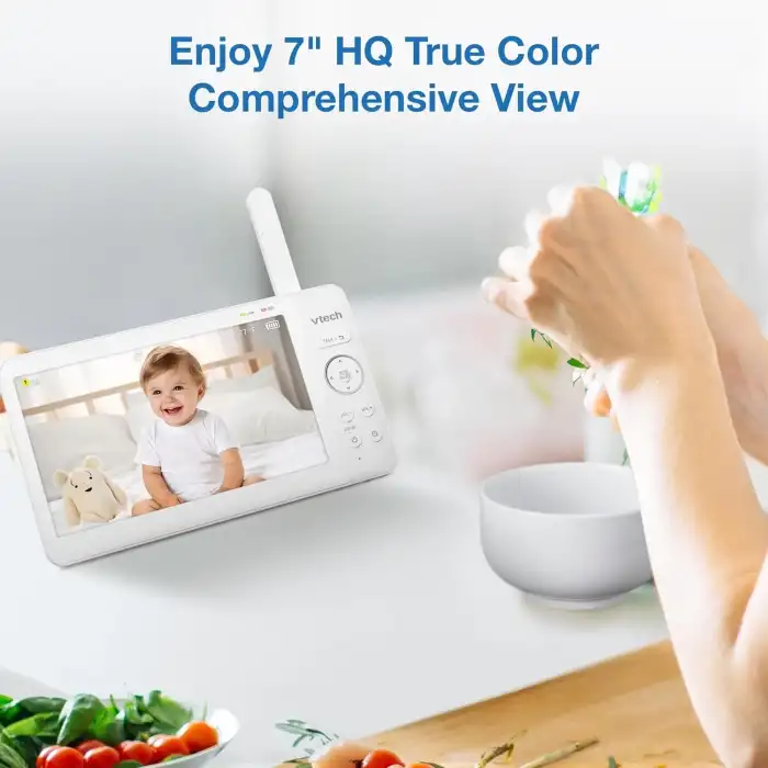 VTech Kamera ve Ses Özellikli, Pan Tilt Zoom - 7 Inc IPS Ekran - 1 Kamera
