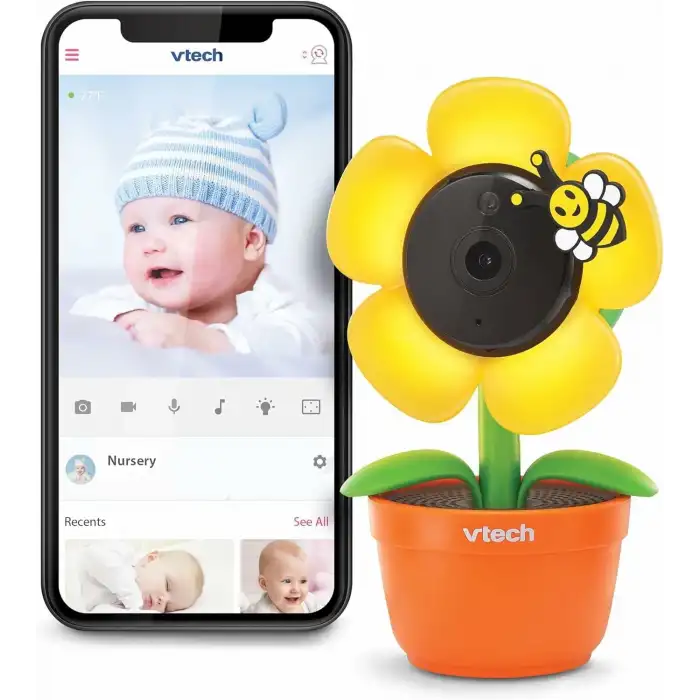 VTech RM9751 Sarı Papatya Akıllı Wi-Fi Bebek Kamerası