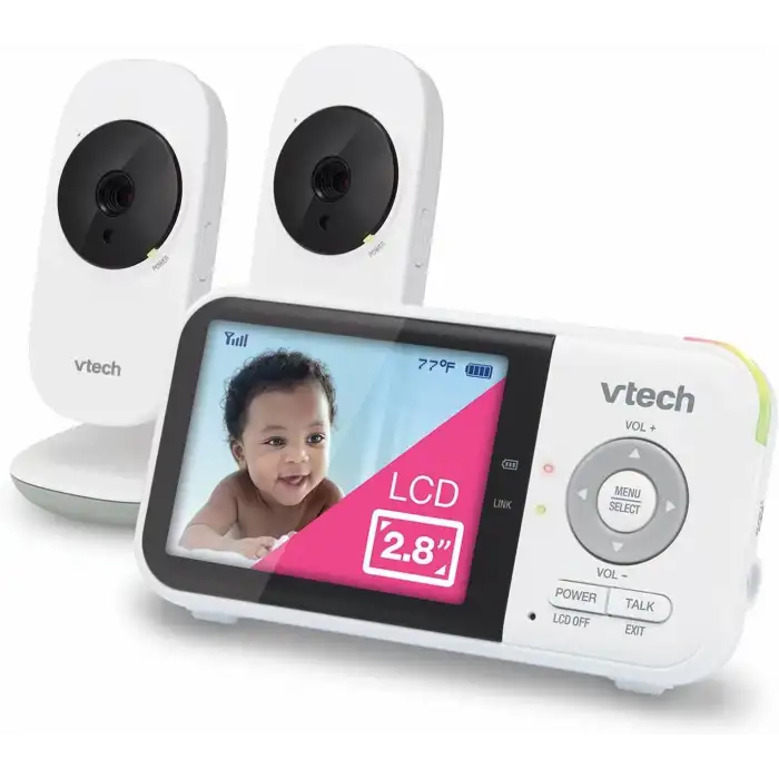 VTech VM819-2 Video Bebek Monitörü - 19 Saat Pil Ömrü - 2 Kamera
