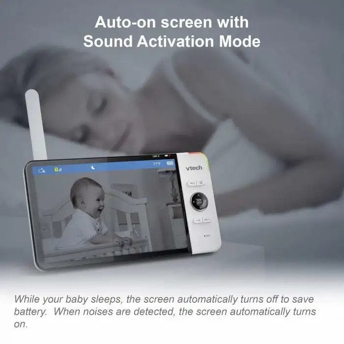 VTech VM919-2HD 2 Kameralı Video Monitörü, 15 Saat Video Akışı, 7 Inc