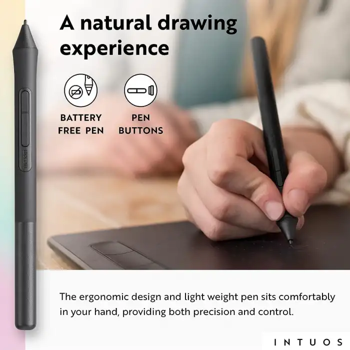Wacom Intuos Küçük Bluetooth Grafik Çizim Tableti - Siyah