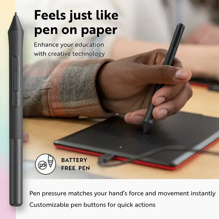 Wacom One Küçük Grafik Çizim Tableti 8.3 x 5.7 Inc