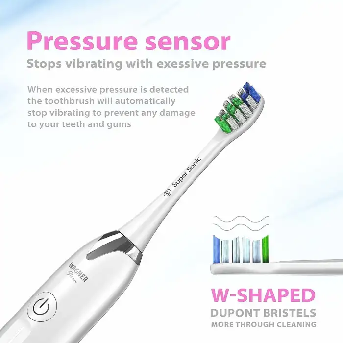 Wagner Stern Basınç Sensörlü Ultrasonik Beyazlatıcı Diş Fırçası - Sakura