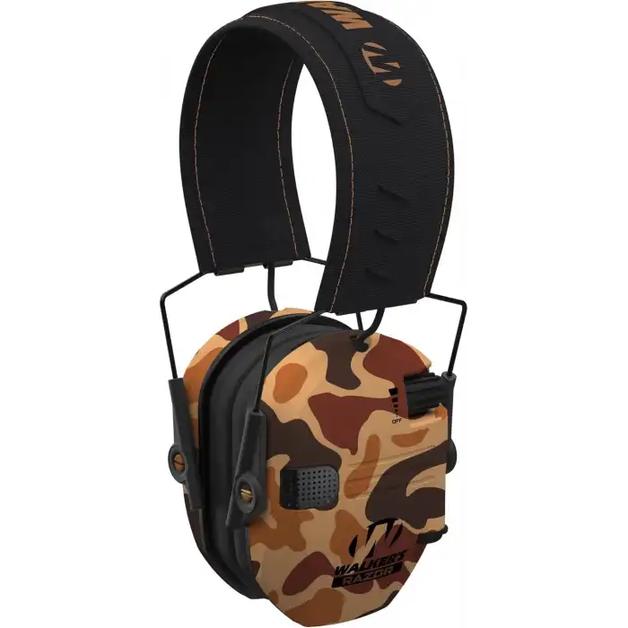 Walkers Razor Slim Ultra Düşük Profilli Kompakt Tasarımlı Kulaklık - Ördek Kamuflajı
