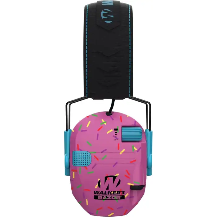 Walkers Razor Slim Ultra Düşük Profilli Kompakt Tasarımlı Kulaklık - Pembe Serpintiler