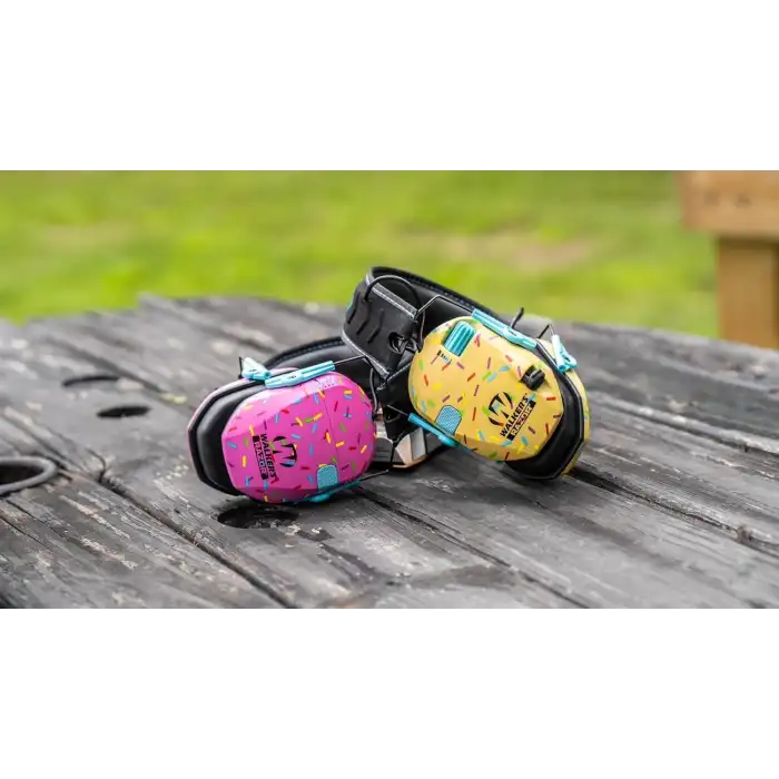 Walkers Razor Slim Ultra Düşük Profilli Kompakt Tasarımlı Kulaklık - Pembe Serpintiler