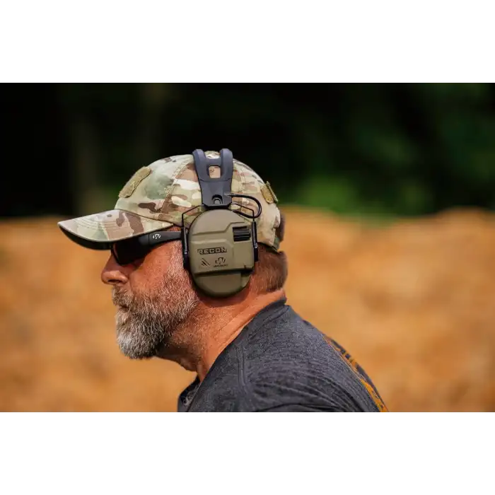 Walkers Recon IPX4 Dayanıklı Atış İşitme Korumalı Dijital Kulaklıklar - FDE
