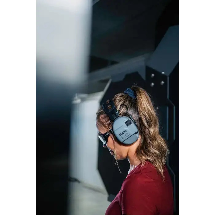 Walkers Recon IPX4 Dayanıklı Atış İşitme Korumalı Dijital Kulaklıklar - Gri