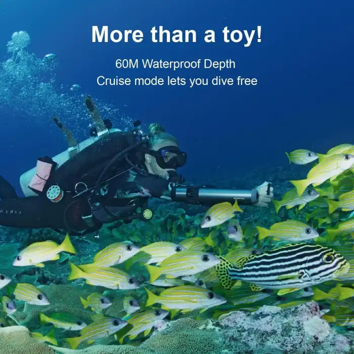 Waydoo Subnado Sualtı Scooterı, Başparmak Kontrollü Deniz Scooterı - Kırmızı