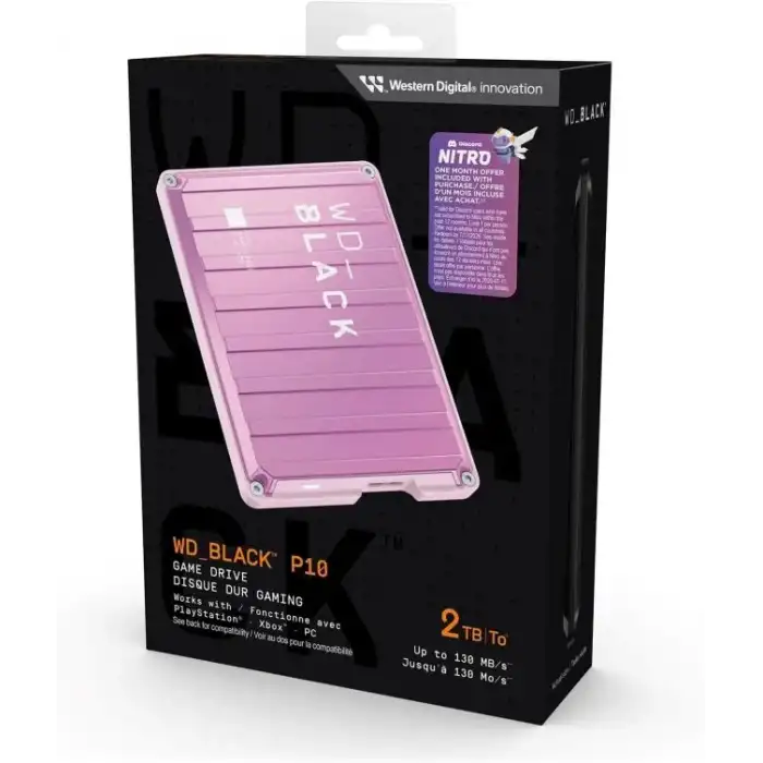 WD_BLACK 1 TB P10  Xbox için Oyun Sürücüsü