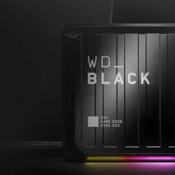 WD_BLACK D50 Game Dock, Thunderbolt 3 Bağlantılı RGB