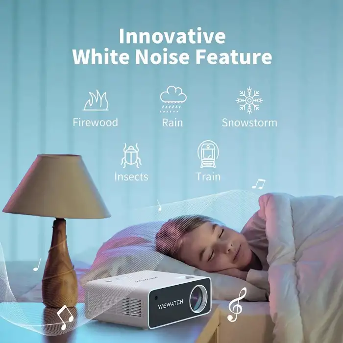 WEWATCH WiFi ve Bluetooth özellikli 4K 400 ANSI 18500Lm Projektör