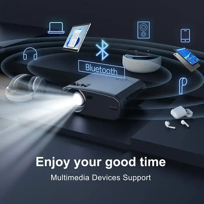 WEWATCH Yerel 1080P Taşınabilir Projektör