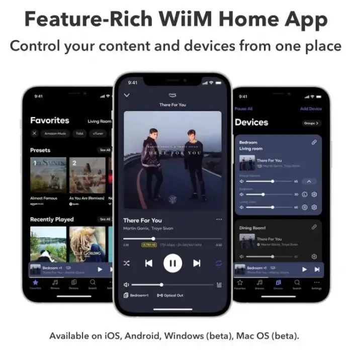 WiiM Amp: Çok Odalı Yayın Amplifikatörü - Chromecast