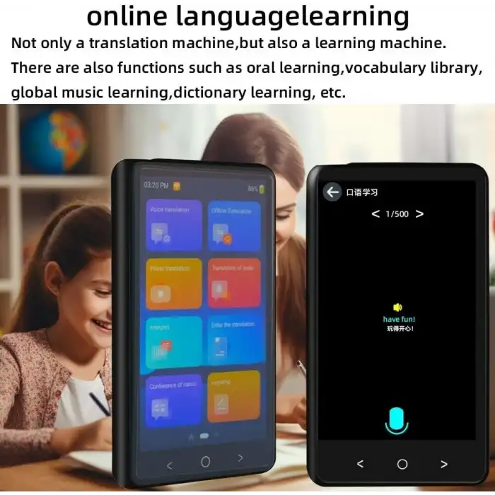 Winonela İki Yönlü Cepte Dil Tercüman Cihazı, Gerçek Zamanlı, 138