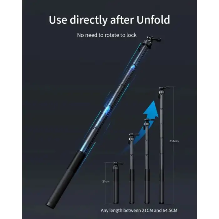 WOLFANG GB2200 Şarj Edilebilir Selfie Çubuğu