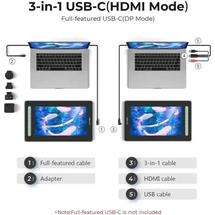 XP-Pen Artist 12 2.Gen, Grafik Çizim Tableti - 12 Inc - Yeşil