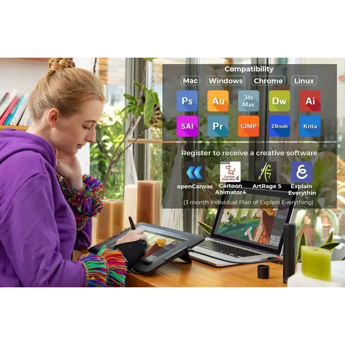 XP-Pen Artist12 Pro 11.6 Inc Ekranlı Grafik Çizim Tableti