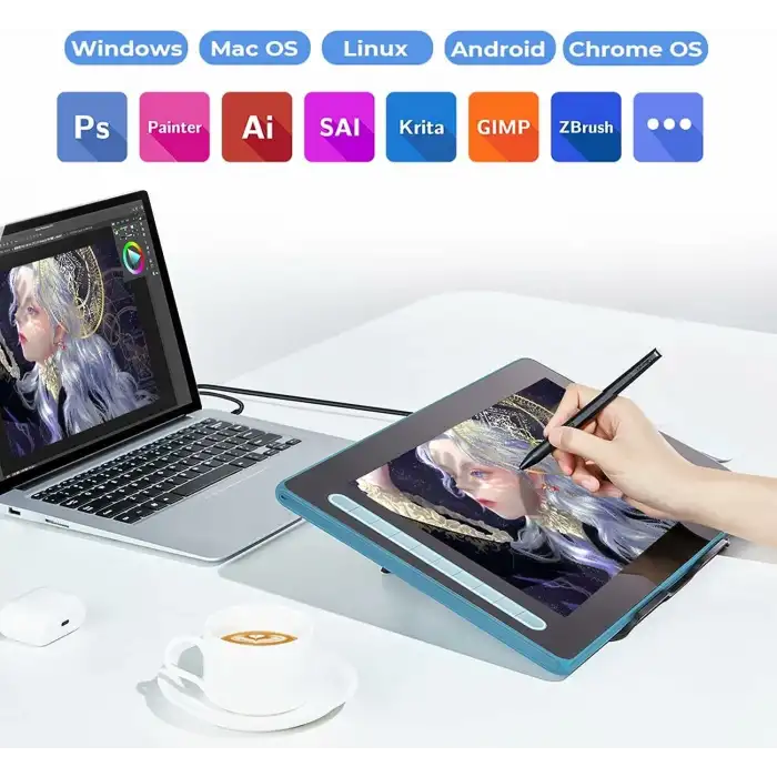 XP-Pen Artist16 Bilgisayar Grafik Tableti 15.4 Inc - Mavi