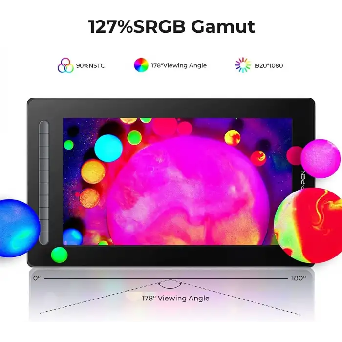 XP-Pen Artist16 Bilgisayar Grafik Tableti 15.4 Inc - Siyah