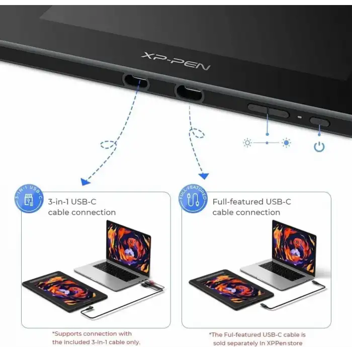 XP-Pen Artist16 Bilgisayar Grafik Tableti 15.4 Inc - Siyah
