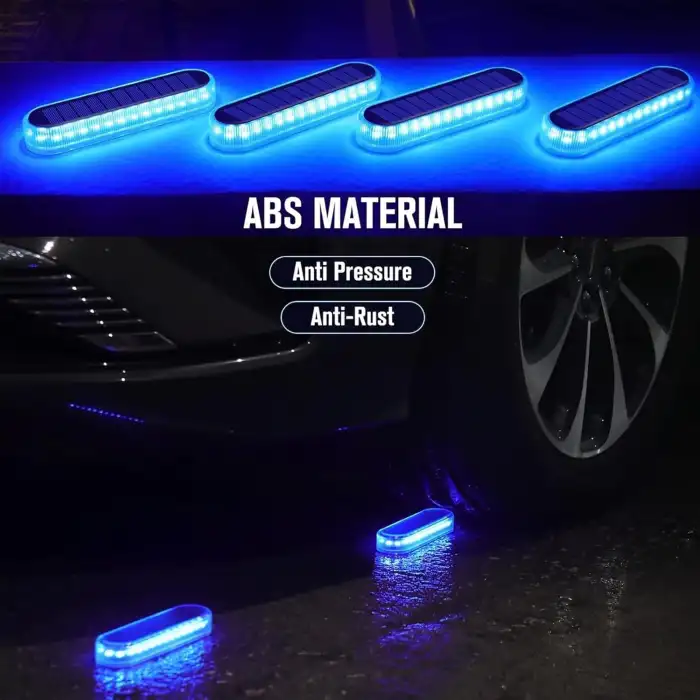 YiLaie Güneş Enerjili Dış Mekan Işıkları Otomatik Açma/Kapama 8 Adet - Mavi