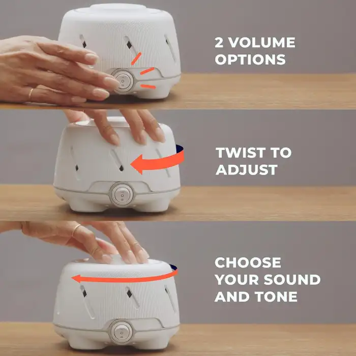 Yogasleep Dohm Orijinal Beyaz Gürültü Makinesi - Beyaz/Pembe