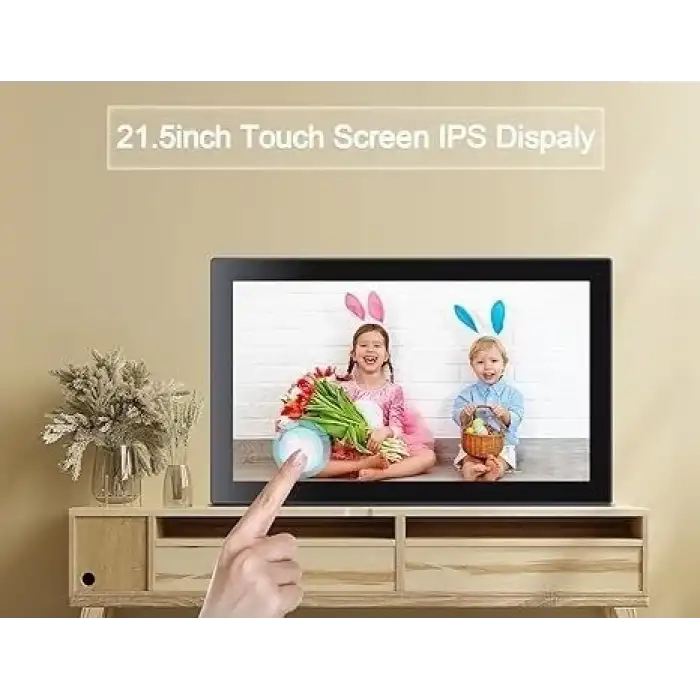 YunQiDeer Dijital Fotoğraf Çerçevesi 1080P IPS 21.5 Inc 32GB