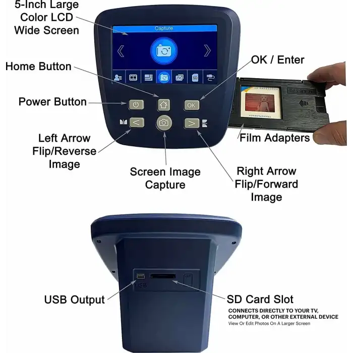 ZONOZ FS-5 Dijital Film ve Slayt Tarayıcı - 35mmyi dönüştürür