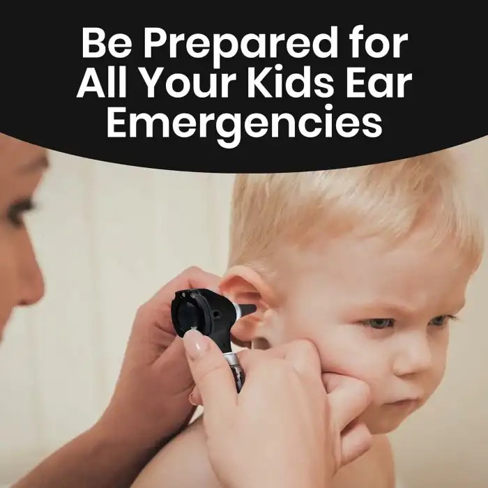 Zyrev ZetaLife Otoskop - Işıklı  Kulak Enfeksiyonu Dedektörü - Siyah