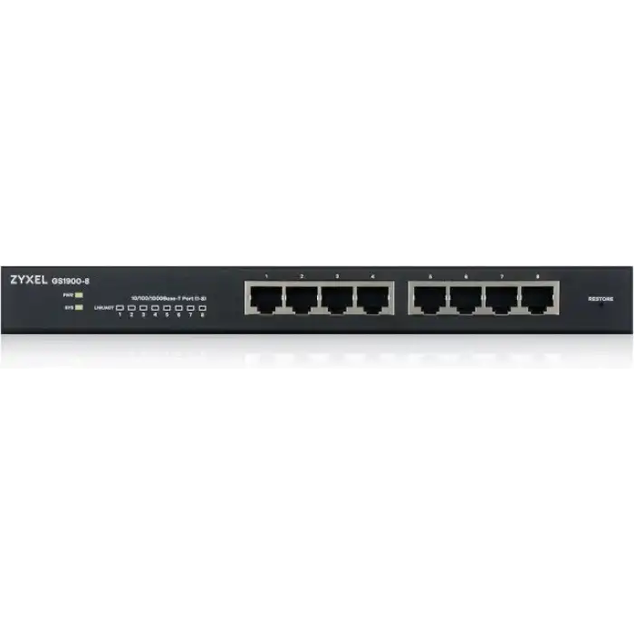 ZYXEL 24 Bağlantı Noktalı Gigabit Ethernet Akıllı Switch GS1900-24