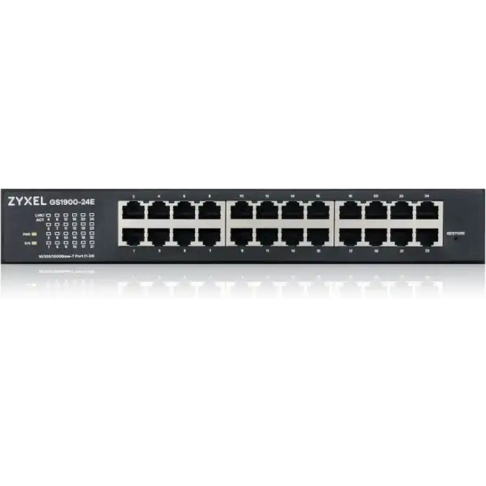 ZYXEL 24 Bağlantı Noktalı Gigabit Ethernet Akıllı Switch GS1900-24