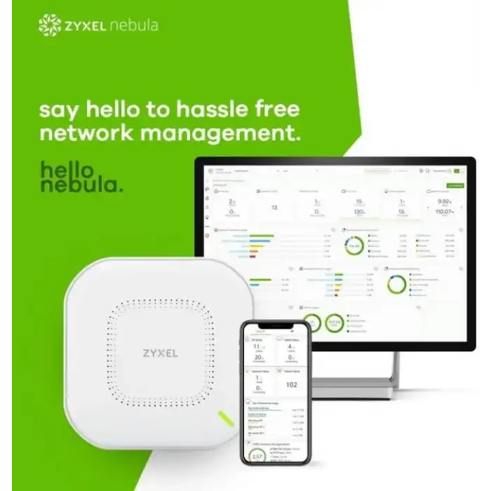 Zyxel True WiFi 6 AX1800 Kablosuz Gigabit İş Erişim Noktası NWA110AX