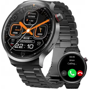 AMAZTIM Akıllı Saat, 1,85 Inc Ultra Büyük HD Ekran,120 Günlük Pil Ömrü