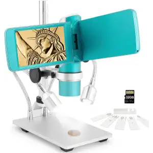 Andonstar AD203 Dijital Para Mikroskobu - Metal Stand & Led Işık
