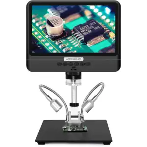Andonstar AD208 Madeni Para Mikroskobu, 8.5 Inc LCD Ekranlı 260X