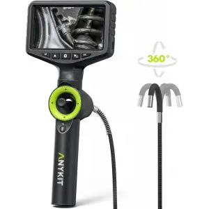 Anykit 360 Derece Eklemli Motorlu Boroskop 6.6mm - 1.5m Kablo