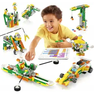 Apitor 20si 1 Arada Robot Oyuncaklar, App Kontrollü - Programlanabilir Yapım Seti