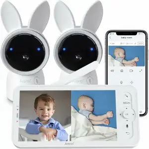 ARENTI Video Bebek Monitörü, İki adet 2K Ultra HDli Ses Monitörü