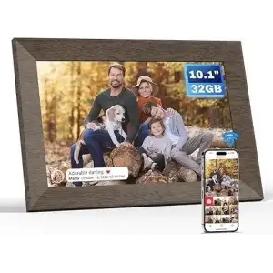 Arktronic 10.1 Inc WiFi Fotoğraf Çerçevesi 32 GB, 1280x800 IPS -Kahverengi