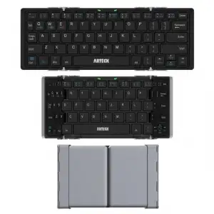 Arteck Taşınabilir Katlanır Bluetooth Klavye