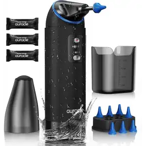Auracle Kulak Kiri Temizleme - 4 Su Basınç Modu Kulak Temizleyici - Mavi