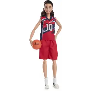 Barbie İmza Bebeği Sue Bird 10 Numaralı Üniforması ile