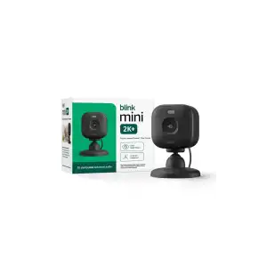 Blink Mini 2K+ (Yeni Model) - 2K Çözünürlük, Renkli Gece Görüşü 1 Kamera - Siyah