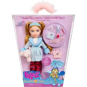 Bratz Pijama Partisi Cloe Moda Bebeği ve 2 Takım Pijama