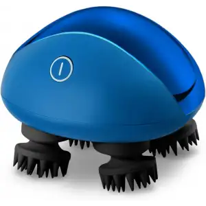 Breo Taşınabilir Mini Saç Derisi Masaj Aleti - Su Geçirmez, Şarj Edilebilir - Mavi