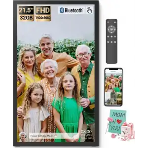 BSIMB Dokunmatik Ekranlı Dijital Resim Çerçevesi - 1920x1080 FHD